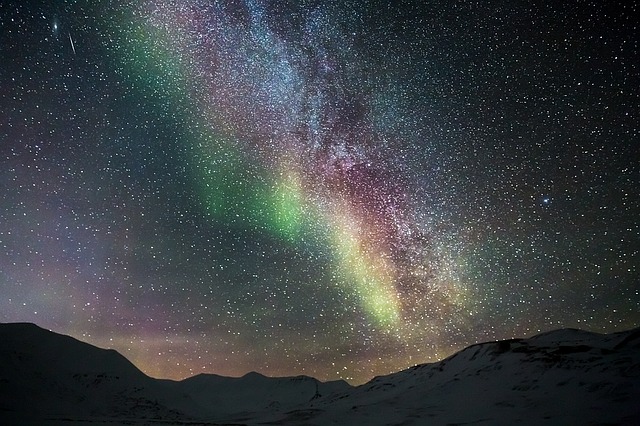 Aurora Borealis, view from Tromso in Norway